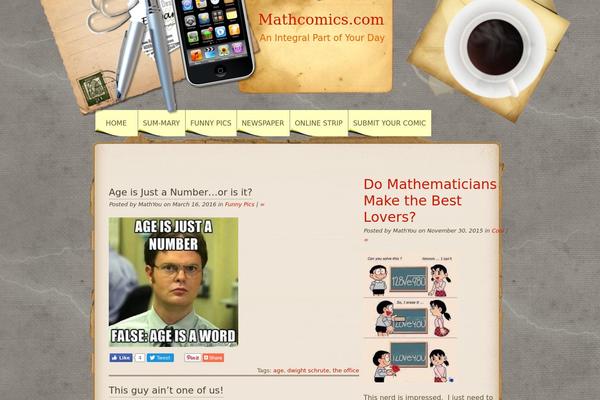 Desk Mess Mirrored theme site design template sample