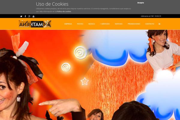 Site using Google Analytics y la ley de Cookies plugin