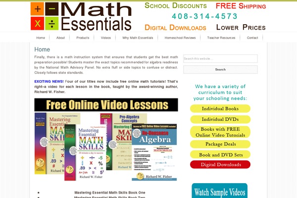 mathessentials.net site used Innov8tive