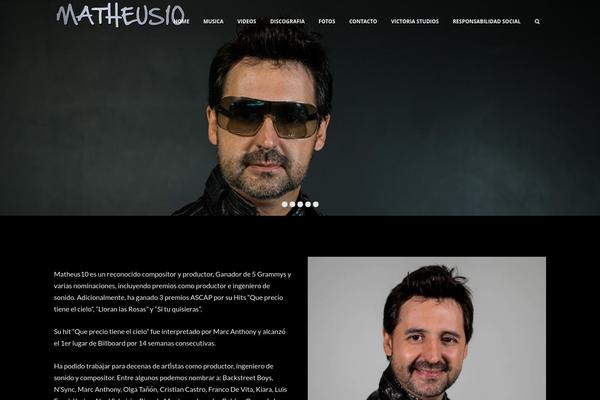 Glow theme site design template sample