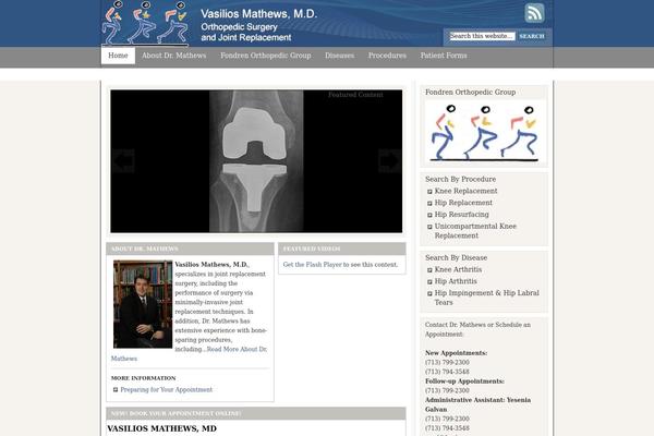 Site using Flash Video Player plugin
