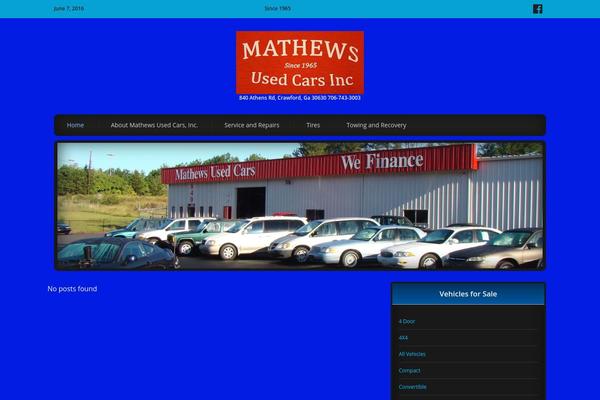 CarZine theme site design template sample