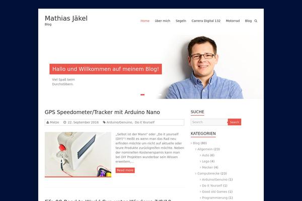 Esteem theme site design template sample