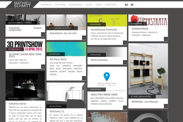 Pinbin theme site design template sample