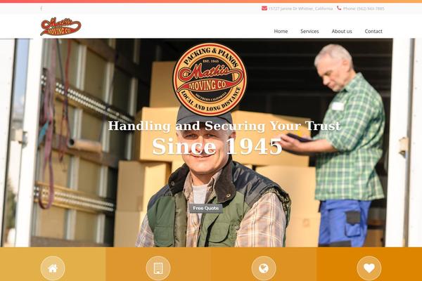 mathismoving.com site used Movers