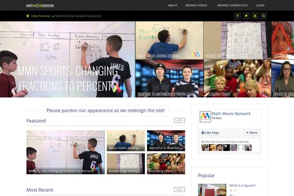 Truemag theme site design template sample