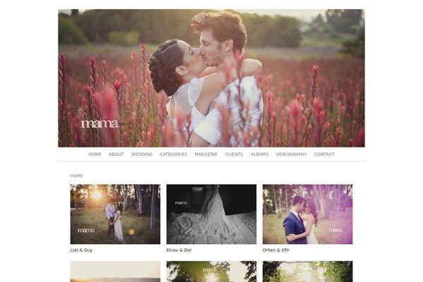 Prophoto4 theme site design template sample