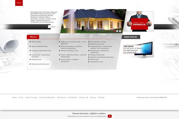 matinstal.pl site used SlResponsive