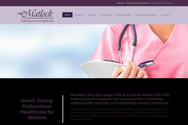 Medical-theme theme site design template sample