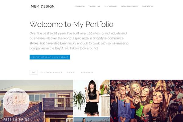 GridStack theme site design template sample