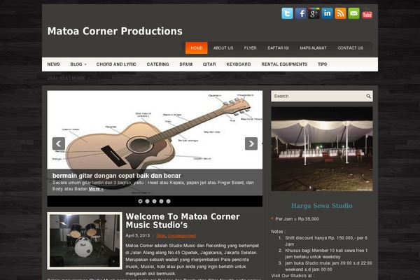 matoacorner.com site used Lines