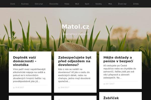 Garfunkel theme site design template sample