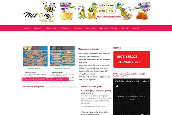 Glamour theme site design template sample