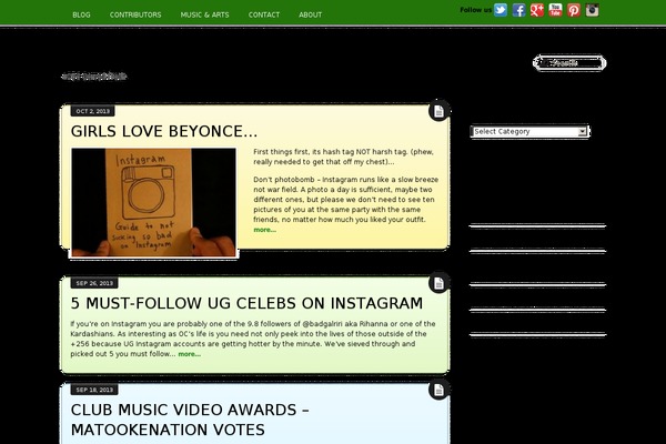 Grido theme site design template sample