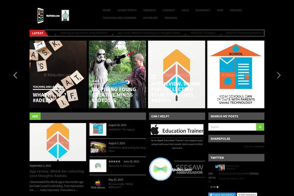Solaris theme site design template sample