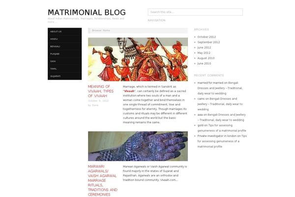 Oxygen theme site design template sample