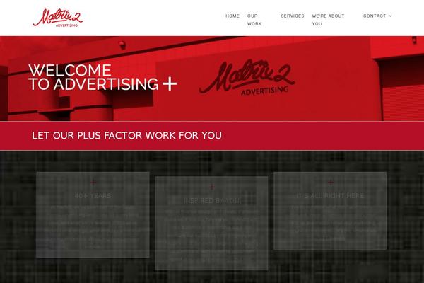 matrix2.com site used Matrix-2-advertising