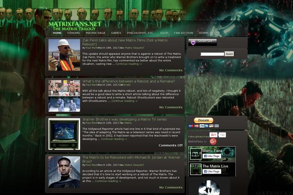 matrixfans.net site used MH Magazine