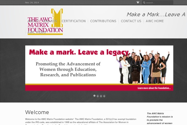 Inspire theme site design template sample