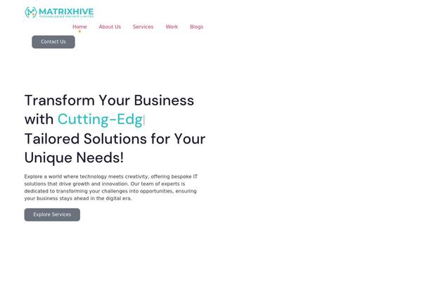 BeTheme Child theme site design template sample