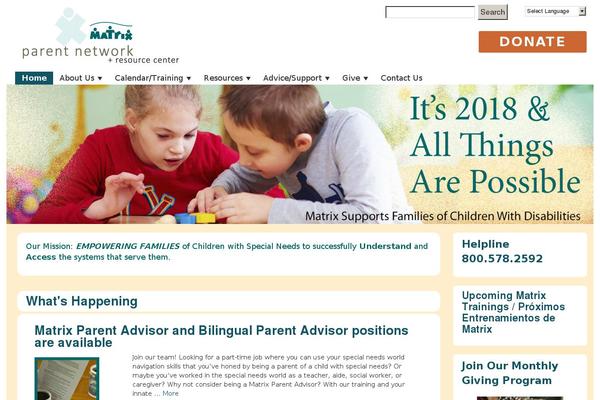 matrixparents.org site used Solvatechrt1-child