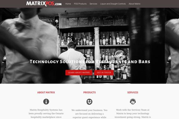 Tesseract theme site design template sample