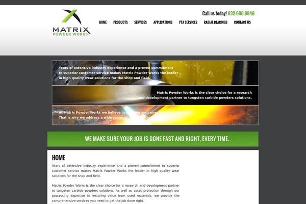 BUILDER theme site design template sample