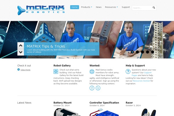 Whitelight theme site design template sample