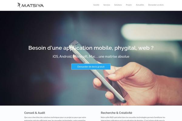 Pursuit theme site design template sample