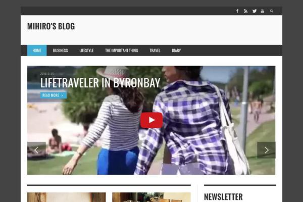 PRESSO theme site design template sample