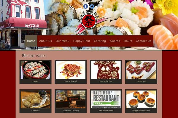 matsuri.us site used VRYN Restaurant