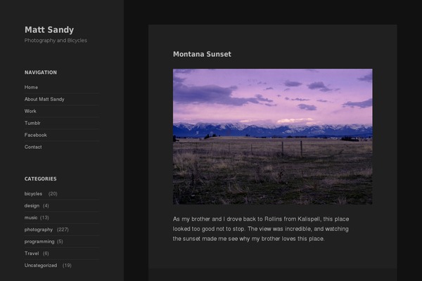 WordPress website example screenshot