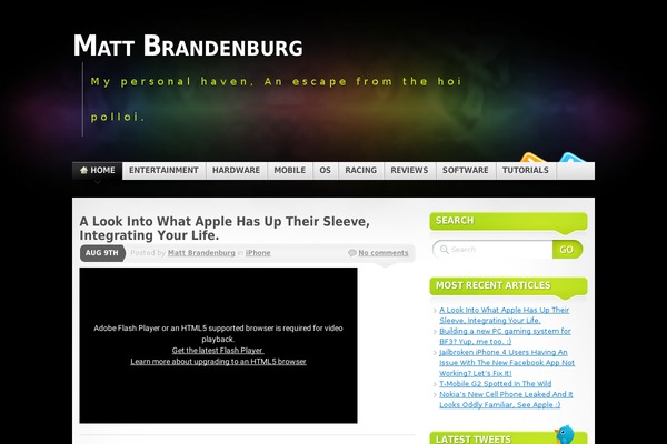 Site using Better Google Analytics plugin