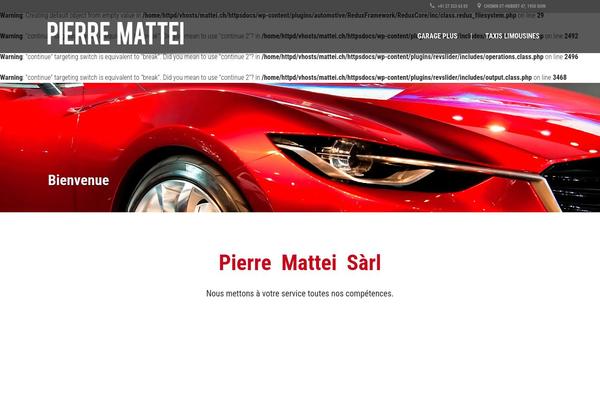Automotive Child theme site design template sample