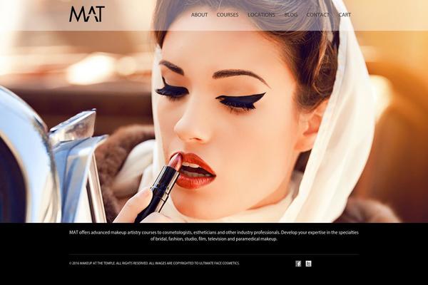Mat theme site design template sample
