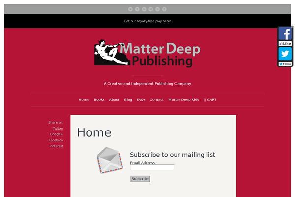 Site using Floating Social Media Links plugin