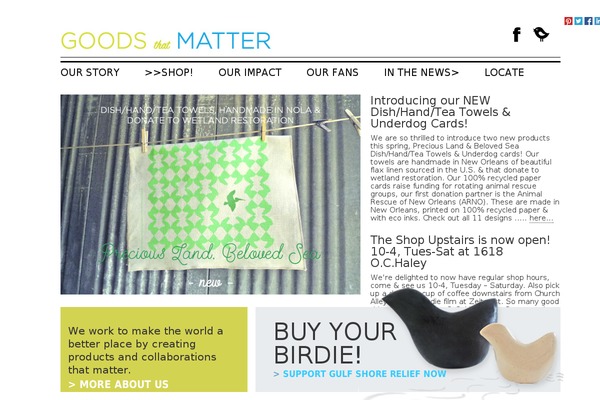 matternola.com site used Matter