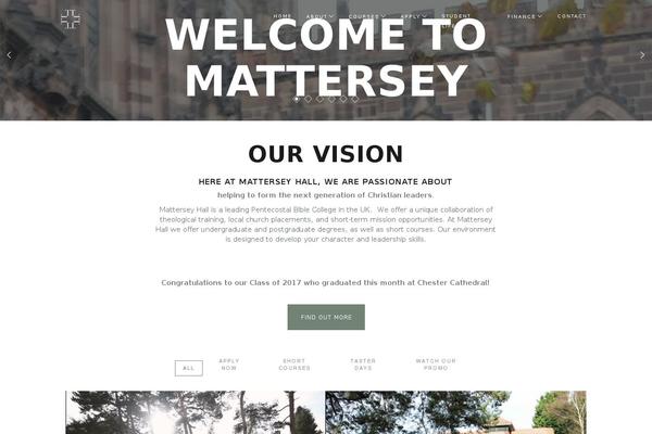 matterseyhall.com site used Comet-wp
