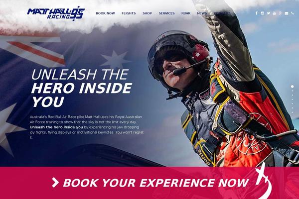 matthallracing.com site used Matthall