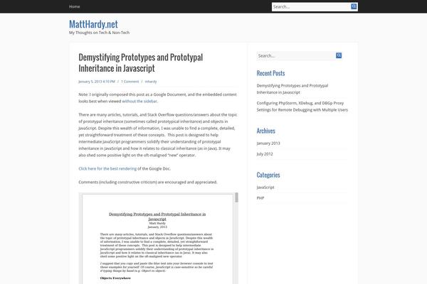 Infinity theme site design template sample