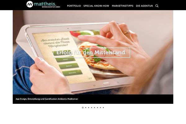 Site using Waving Portfolio plugin