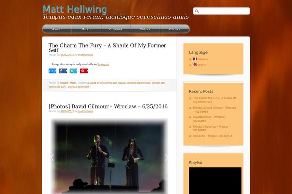 matthellwing.com site used Media Maven