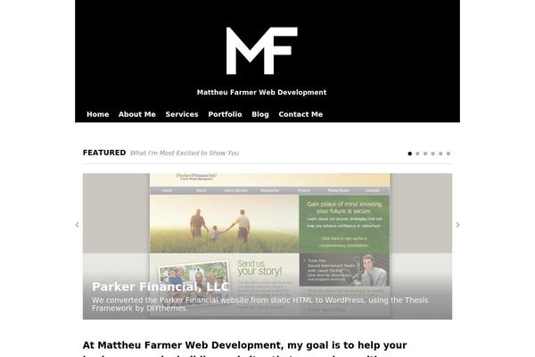MF theme site design template sample