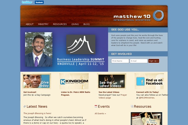 matthew10.com site used M10