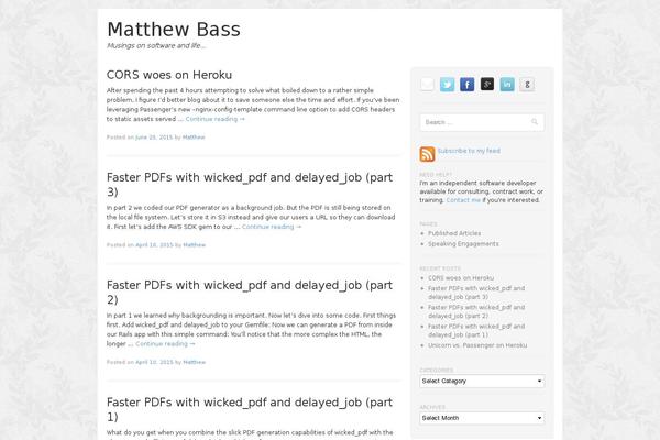 Tiga theme site design template sample