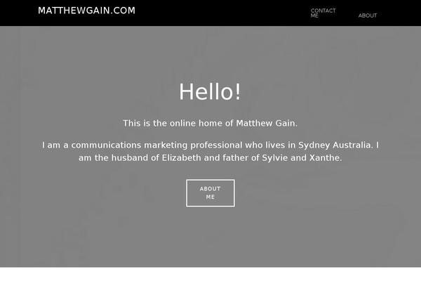 Parallax Pro theme site design template sample