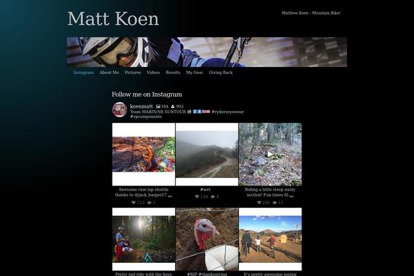 matthewkoen.com site used Celine