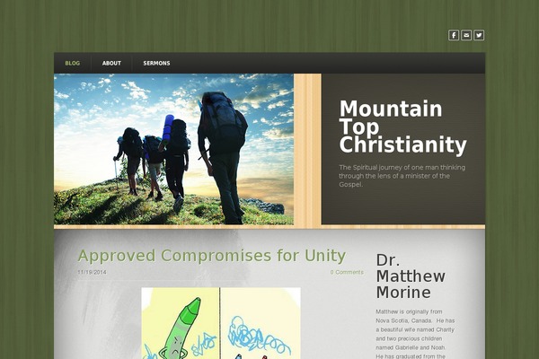 Wasteland theme site design template sample