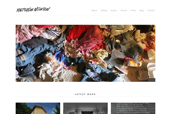 Slate theme site design template sample