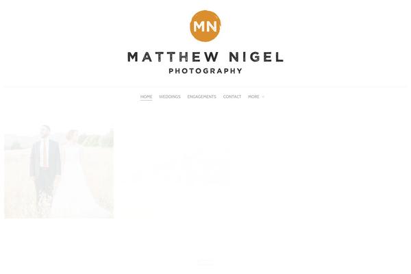 Camera7 theme site design template sample